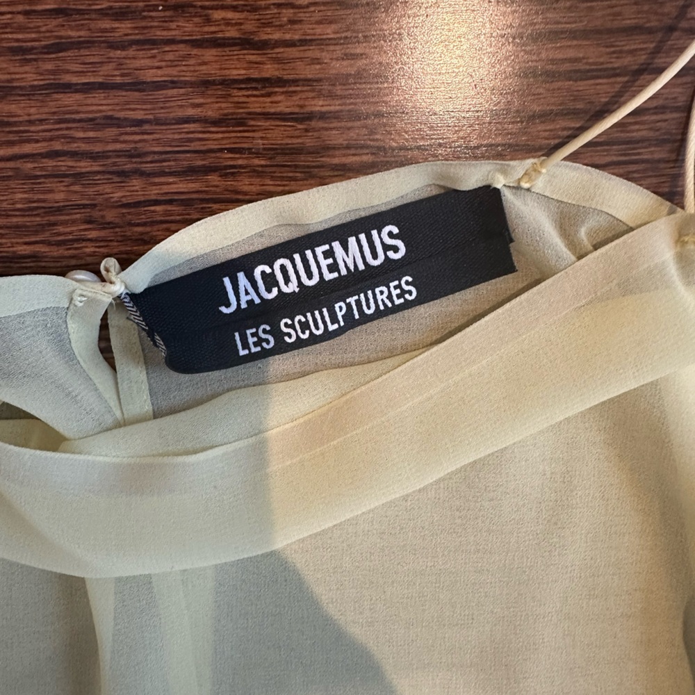 JACQUEMUS La Robe Brezza Sheer Maxi Dress - Size FR38 (US6) - Picture 7 of 8